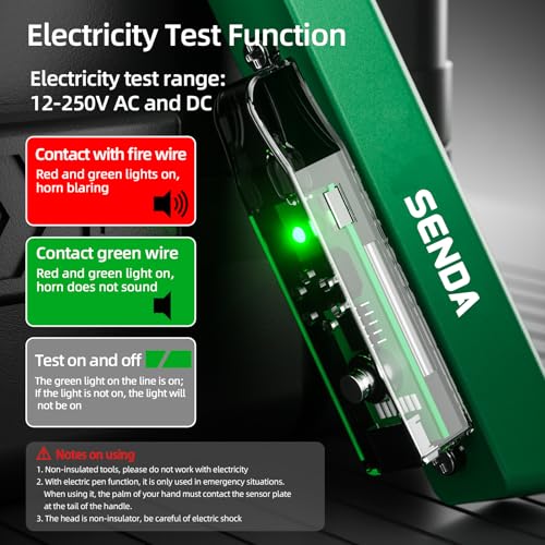 Image of 18 in 1 Foldable Wire Stripper with Electricity Measurement Function & Dual Alarms Multifunctional Professional Electrician's Pliers Cable Stripping Pliers for Cutting, Stripping and Crimping Tool