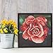 Diamond Art By Leisure Arts Kit 8x8 Beginner Red Rose, None