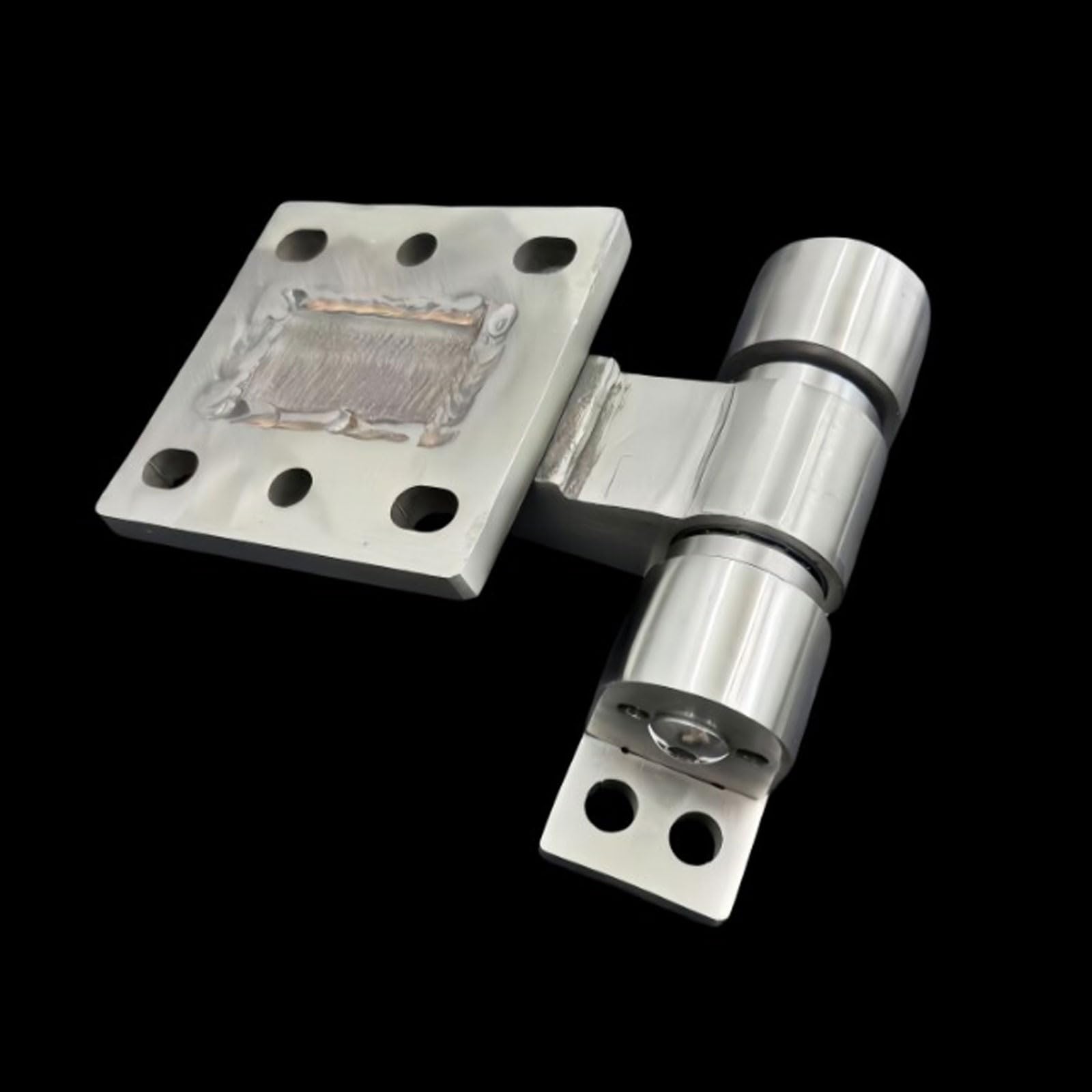 Bisagra de acero inoxidable 304 resistente engrosada, bisagra rodamiento plegable 180° for gabinete distribución industrial puerta grande