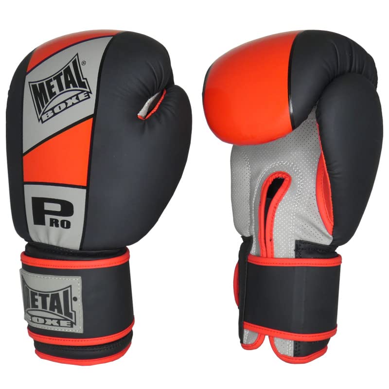 Gants de Boxe Pro compétition METAL BOXE 10oz et 12oz pour boxeurs professionnels
