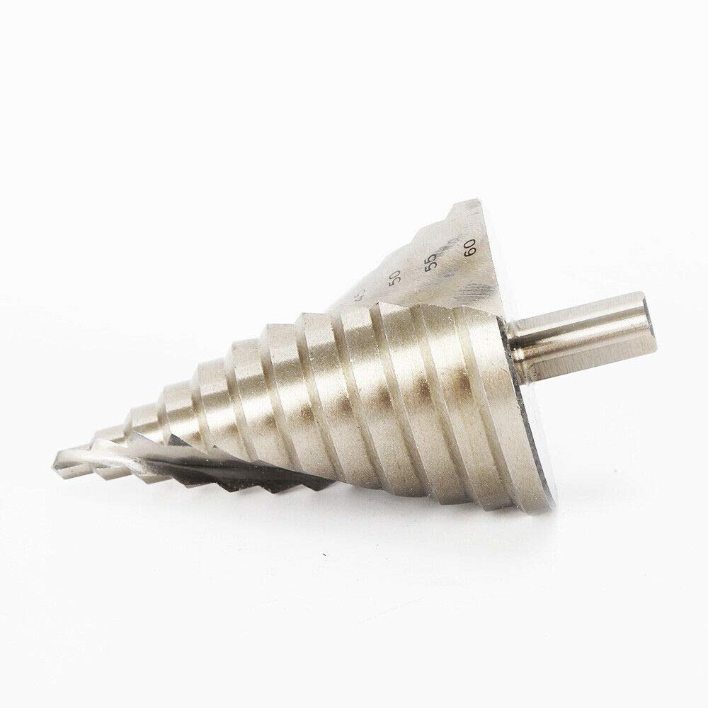 Broca cónica HSS de 6 a 60 mm, para plástico, madera, chapa de metal