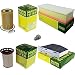 Produktbild EISENFELS Filter Set Inspektionspaket erstellt mit MANN-FILTER Ölfilter HU 7008 z, Luftfilter C 35 154/1, Kraftstofffilter PU 8008/1, Innenraumfilter CUK 2939/1, Verschlussschraube