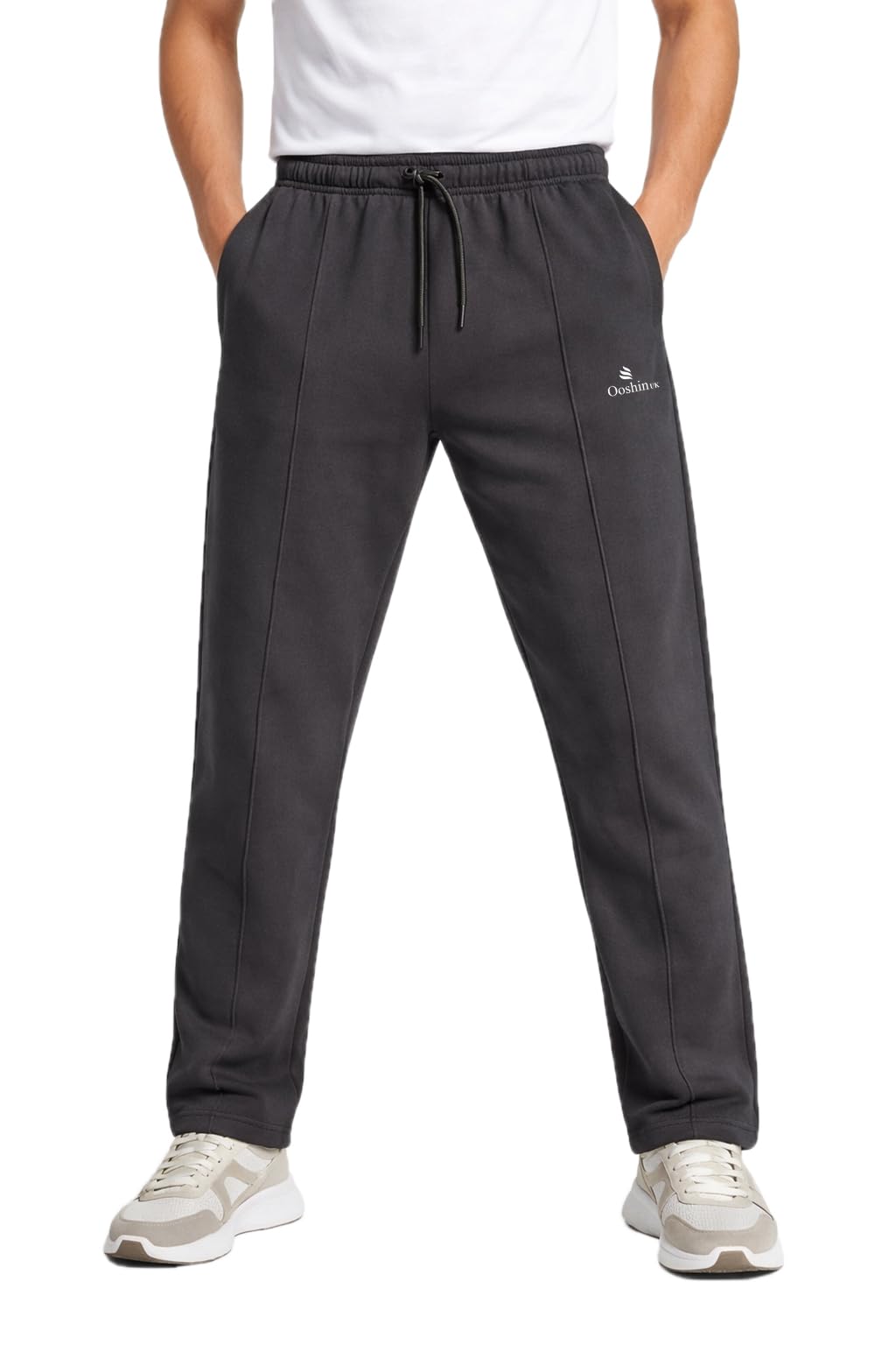 ooshin uk Men's Cotton Fleece Lower | Winter Track Pant for Men | Soft Warm Fleece Lower | Regular Fit | Elastic Waist with Drawstring | Solid Casual & Sports Wear-picture-56