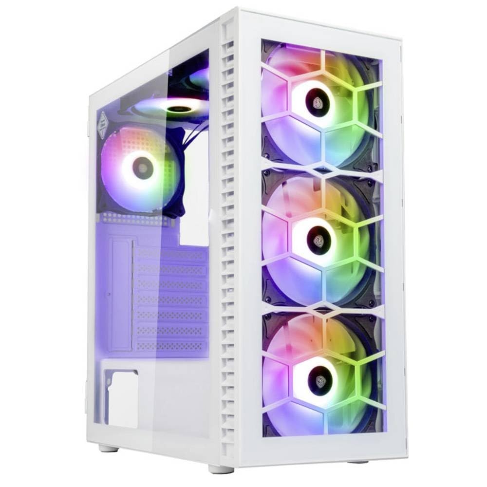 Kolink OBSERVATORY HF PC casing Midi tower white 4 built-in LED fans