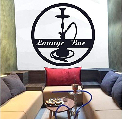 Lounge Bar Wandaufkleber Zitat Kunst Wandtattoo Wand Vinyl Aufkleber Shisha Shop Muster Gestanzte Abnehmbare 42x42 cm