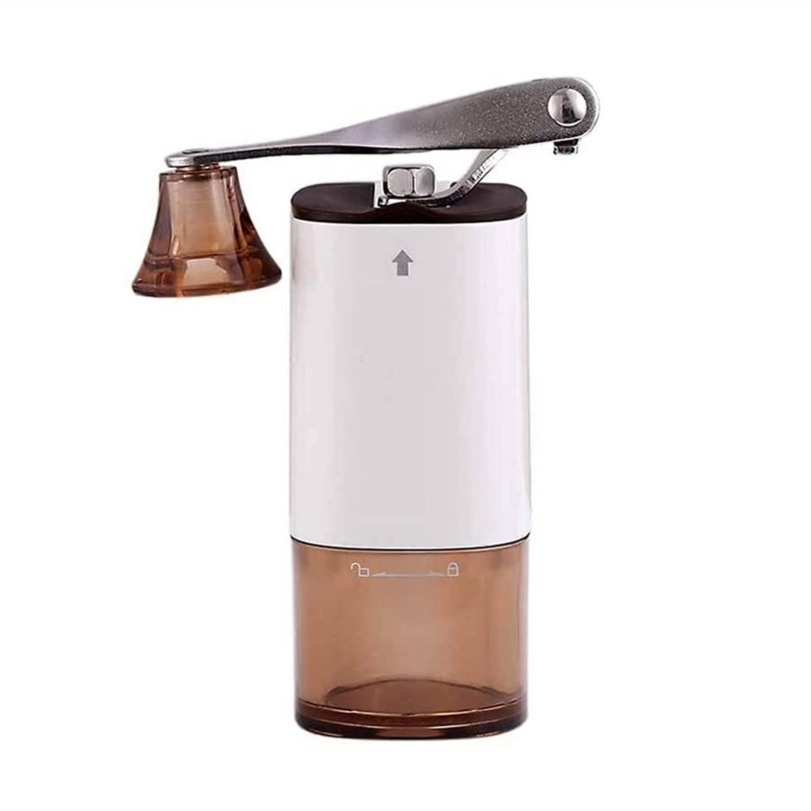 Molinillos manuales, Molinillo, Molinillo de café Manual Compacto y Ajustable con Rebabas de cerámica, Molinillo de café Manual, Duradero, Ideal para el hogar, la Oficina y los Viajes