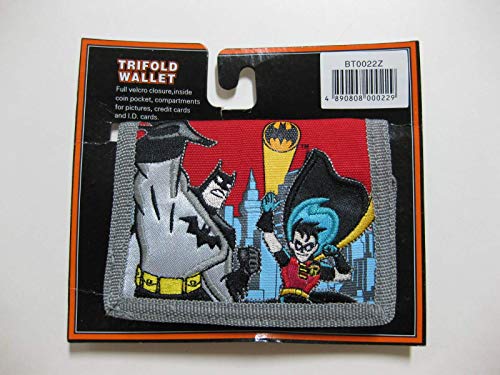 Batman & Robin Wallet : Batman Children Trifold Wallet (Red) #TOP2