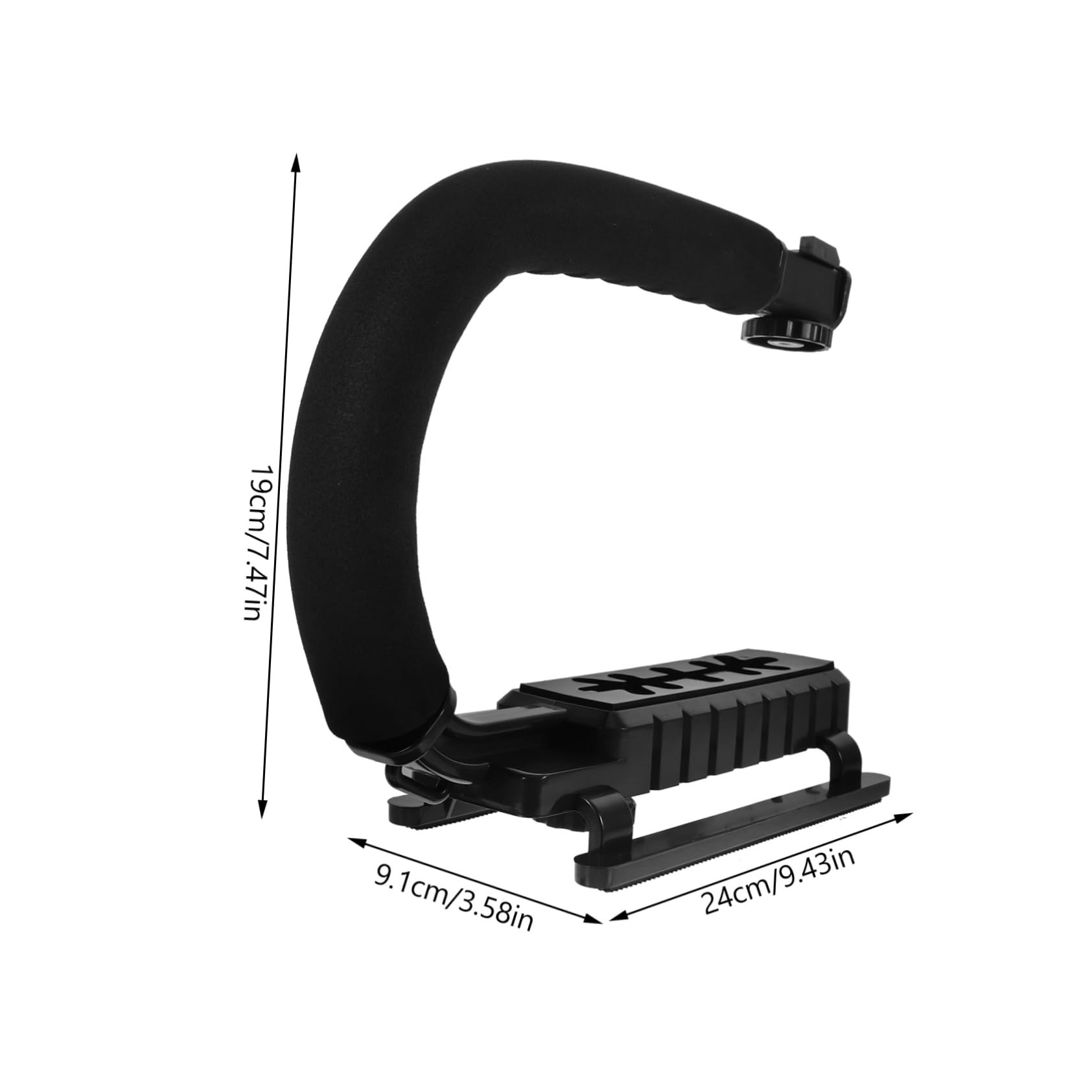 Hemobllo Stabilizzatore Per Fotocamera Portatile Con Maniglia Ergonomica Supporto Gimbal Per Dslr Compatibile Con Attrezzature Da Ripresa Design Shaped Per Stabilità e Durabilità