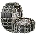 Cabagii Emergency Snowfield Chains, Tire Chains with Thickened Manganese Steel fits Car Truck SUV in Ice surface, Sand and Mud(8 Packs, Tire Width 165-285mm)