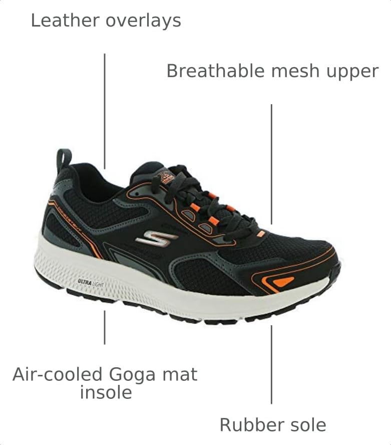 Image of Skechers Men's Go Run Consistent - Athletic Workout Running Walking Shoe Sneaker with Air Cooled Foam