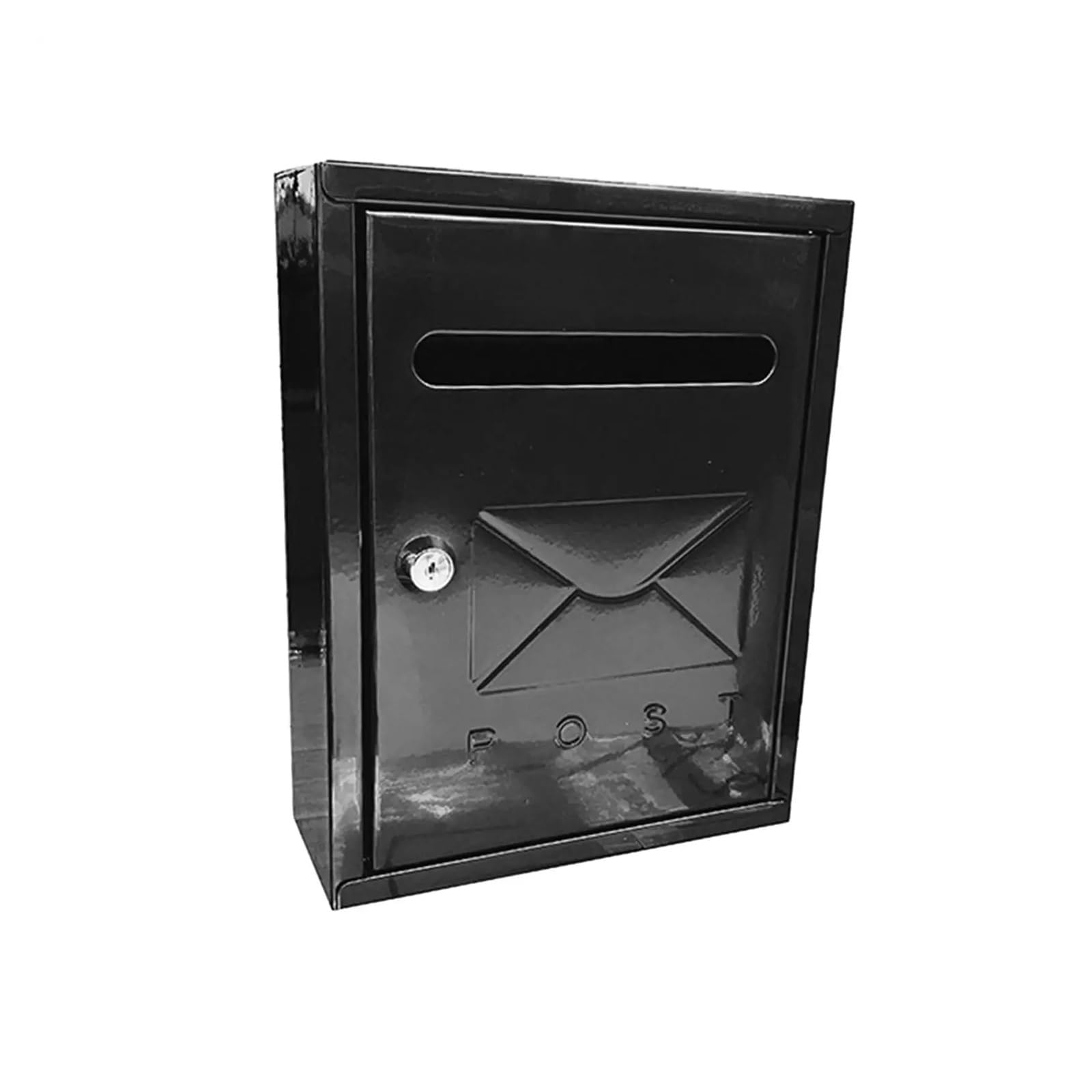 Boîte aux lettres murale solide et sobre de 30,5 cm pour une finition extérieure nette