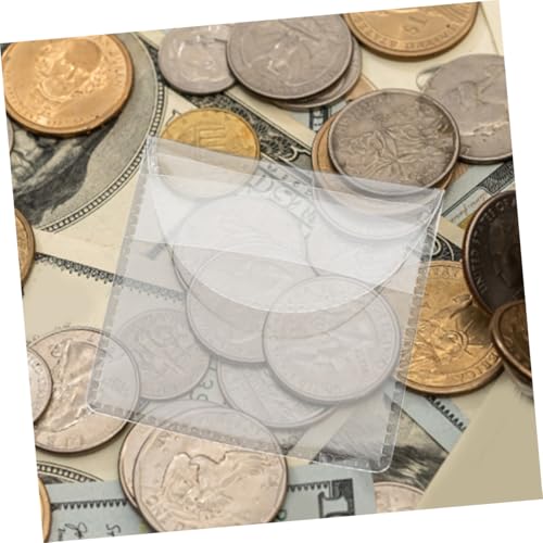 50pcs Coin Storage Bag PVC Badge Holder Sleeves for Coin Collection for Collectors Badge Collection Tools3