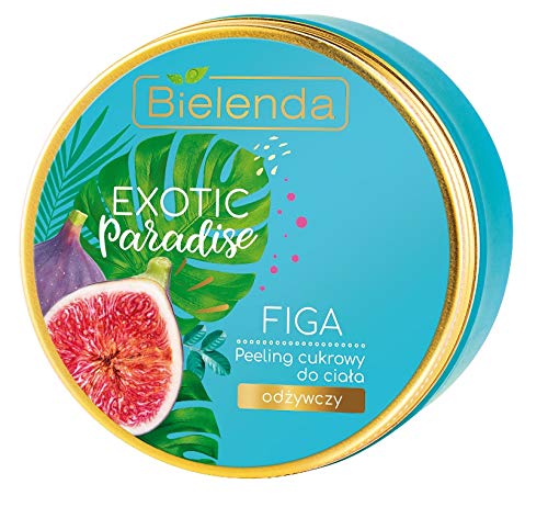 Bielenda Exotic Paradise Nourishing Body Scrub with Fig Extract & Coconut Water 350g, quiet shade-clematis blue - Image 2