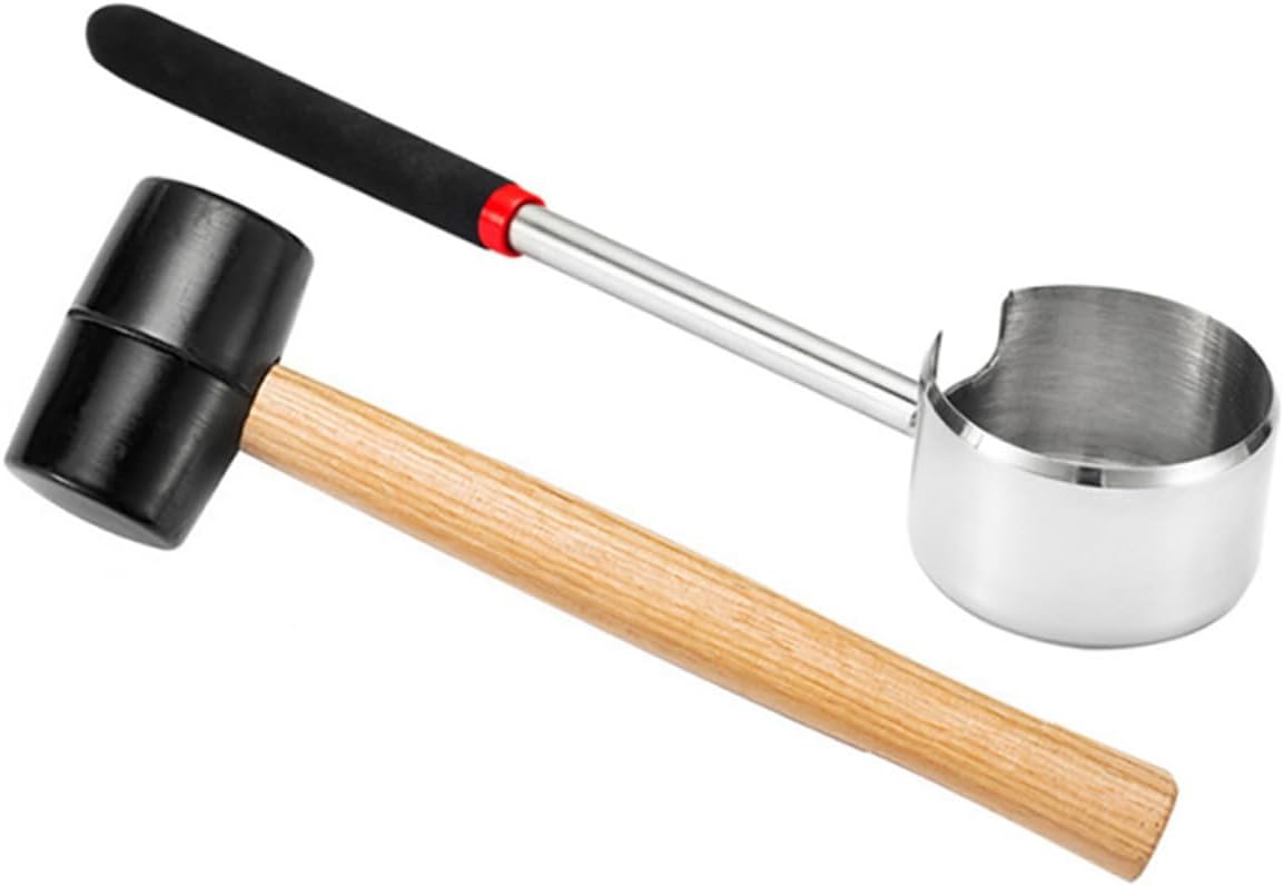 Coconut Opening Tool Set Stainless Steel Coconut Opener with Function for Quick Access to Fresh Meat and Water for Home Kitchen Use