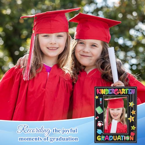 Image of FLYAB Kindergarten Graduation Picture Frame - 2026 Preschool Graduation Gift 4 x 6 Photo Frame My First Graduation Picture Frame Congratulation Kindergarten for Kids Girls Boys