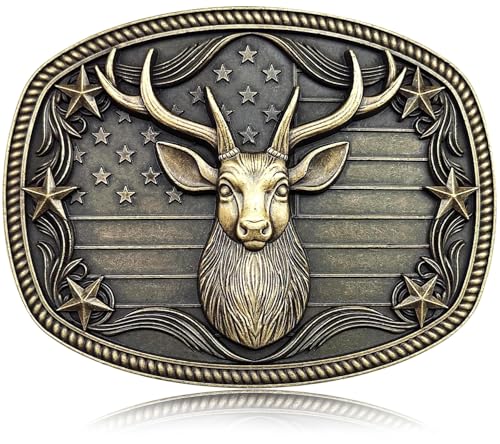 Image of Western Cowboy Belt Buckles Men - Western Belt Buckle Vintage Country Belt Buckle for Men Women Cowgirl Cowboy Gifts