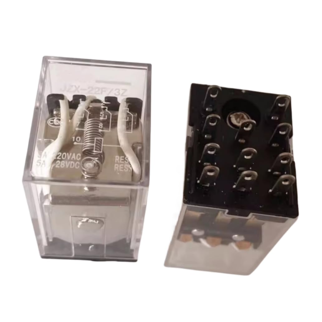 (5 pcs) Electromagnetic Relay JZX-22F/3Z 24VDC 5A 11-Pin Plug-in Relay