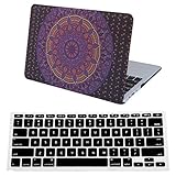 HDE Macbook Air 11 Case Hard Shell Cover Solid Matte + Keyboard Skin for Apple Mac Air 11.6