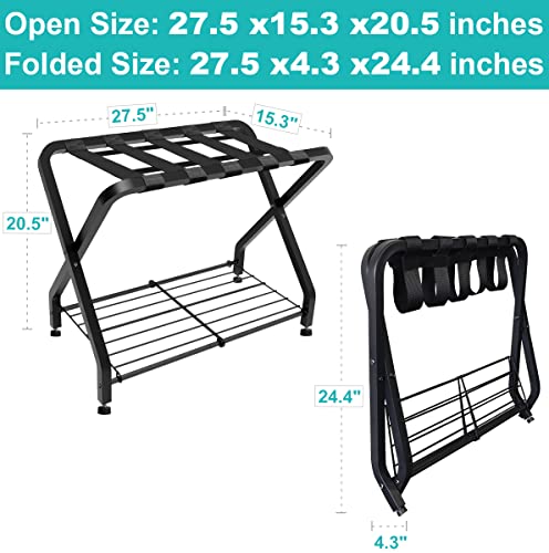 Porte-bagages Pliable Large Ailes – Aluminium, 75 Kg, Réglable 40-60 Cm, Pour Vélos 24-29″