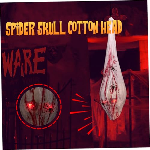 Décoration de crâne d'Halloween suspendu : résolvez le manque de frissons