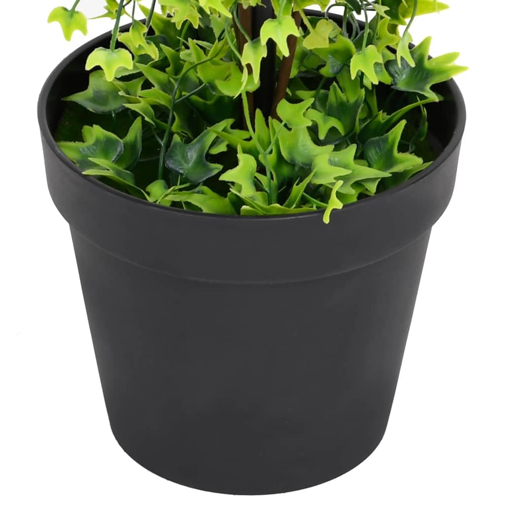 vidaXL Planta de Boj Artificial con Macetero Adorno Árbol Topiario Planta Decoración Jardinera Maceta Jardín Patio Exterior Verde 100 cm