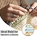 Fairycece 12pcs Aluminum Yarn Stitch Holders for Knitting Notions Or Crochet