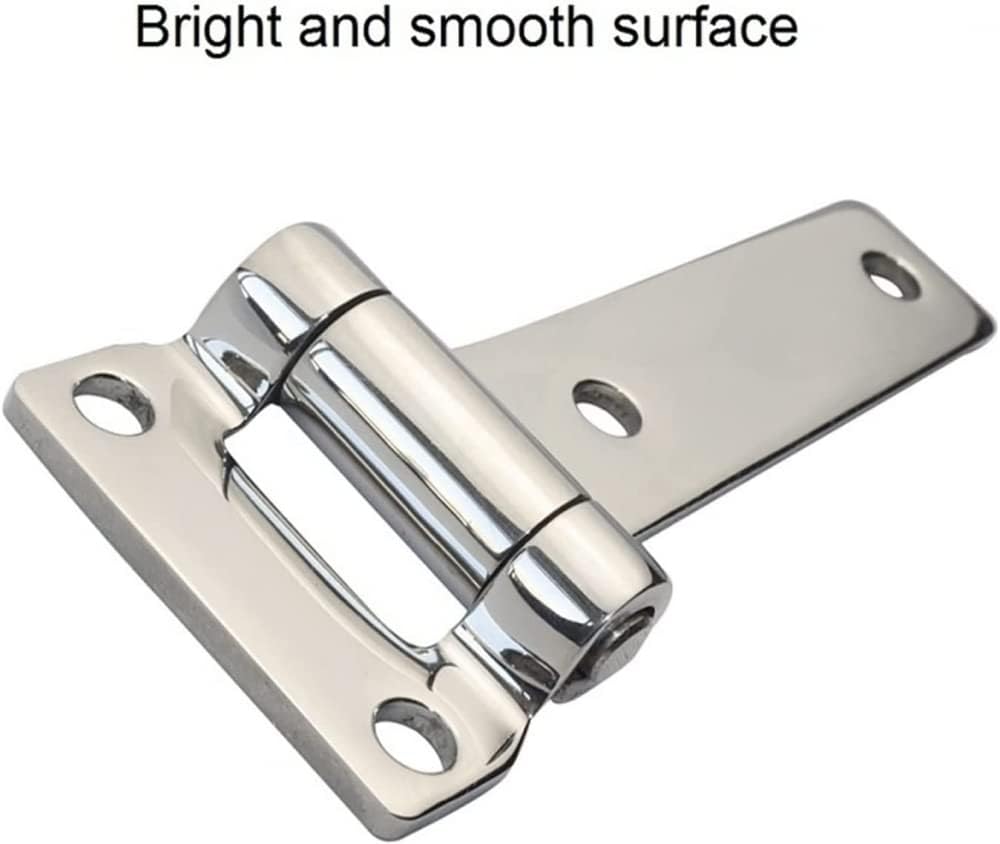 2PCS 135mm Heavy Duty Marine Boat Yachts Hardware Door Mirror 304 Stainless Steel T Hinge ，for Container