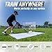 Better Hockey Extreme Dryland Flooring Tiles - Synthetic Ice Panels for Hockey, Professional Quality Training Aid for Shooting, Passing and Stickhandling -18-Tile Pack