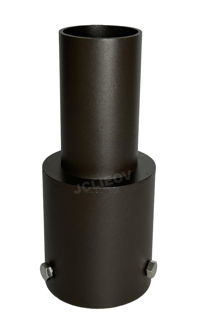 JCLIEVO Adapter Tenon for 3 Inch Light Pole,Top Pole Tenon with 2 3/8