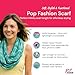 Pop Fashion Arrow Pattern Infinity Scarf for Women - Travel Scarf with Hidden Pocket - Women Infinity Scarves for All Seasons (Teal)