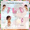 BBY Mna Two Banner – Mna Second Birthday Decorations, Birthday Party Supplies, Tropical Island Theme Banner for Girls - Birthdays Parties Decorations. #1