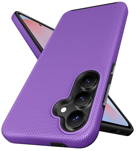 Image of SSLOTSCASE for Samsung Galaxy S24 FE Case Slim, Military Grade Shockproof Protective Drop Protection Sturdy Case Cover for Samsung S24 FE 5G 2024, Purple | Military Grade Shockproof Protective Drop Protection Sturdy Case Cover for Samsung S24 FE 5G 2024