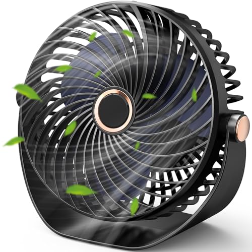 Fashioz Ventilador de Mesa, Mini Ventilador USB Silencioso, 5 Velocidades,Personal Portátil...