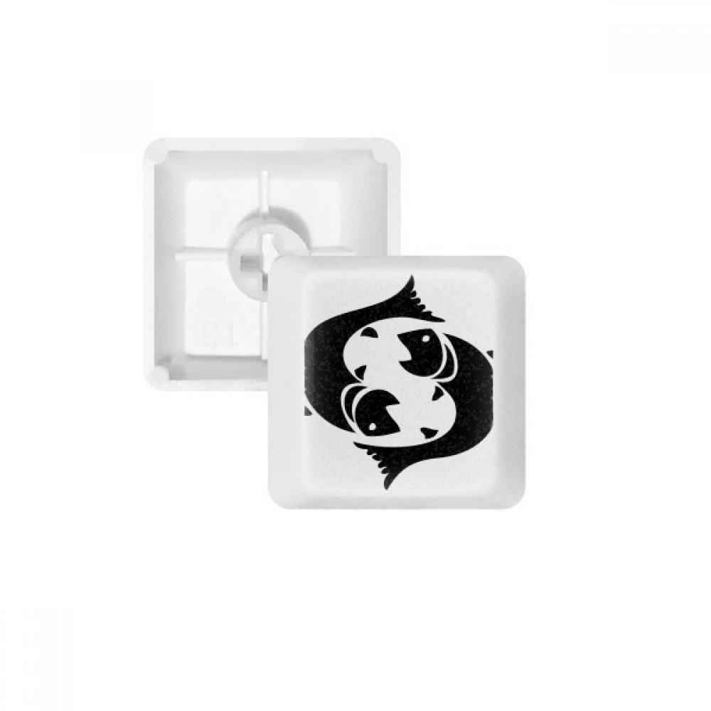 Teclas PBT Piscis Teclado Mecánico Blanco OEM 4