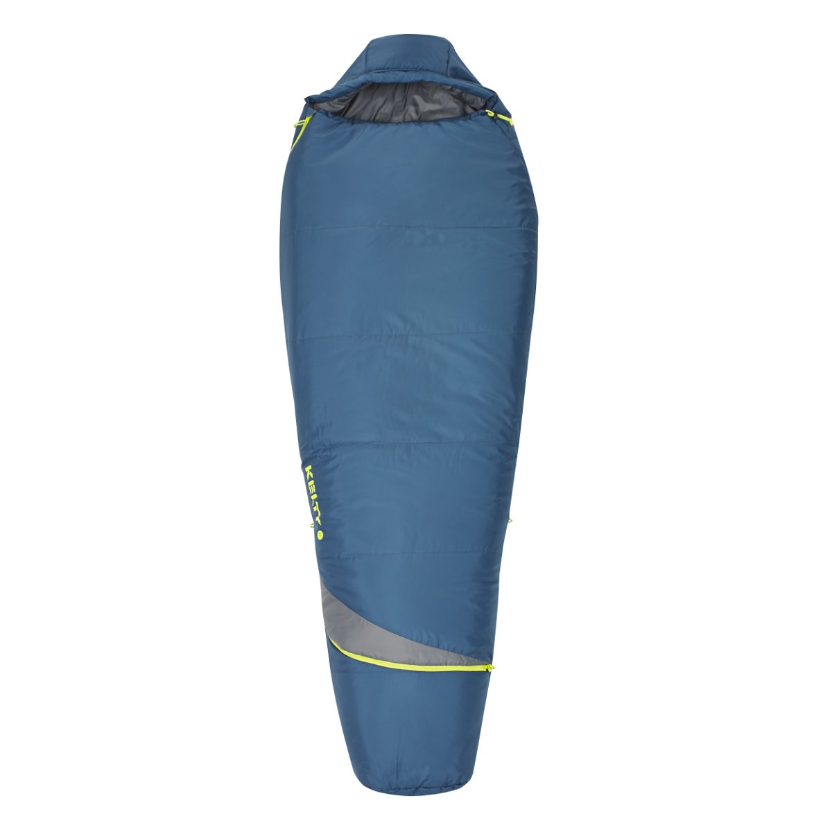 Kelty Tuck 22F Degree Mummy Sleeping Bag – 3 Season Ultralight Sleeping Bag with Thermal Pocket Hood, Zippered Opening in Footbox. Lightweight Traveling Backpacking Tent/Hammock Camping Sleep System – Stuff Sack Included