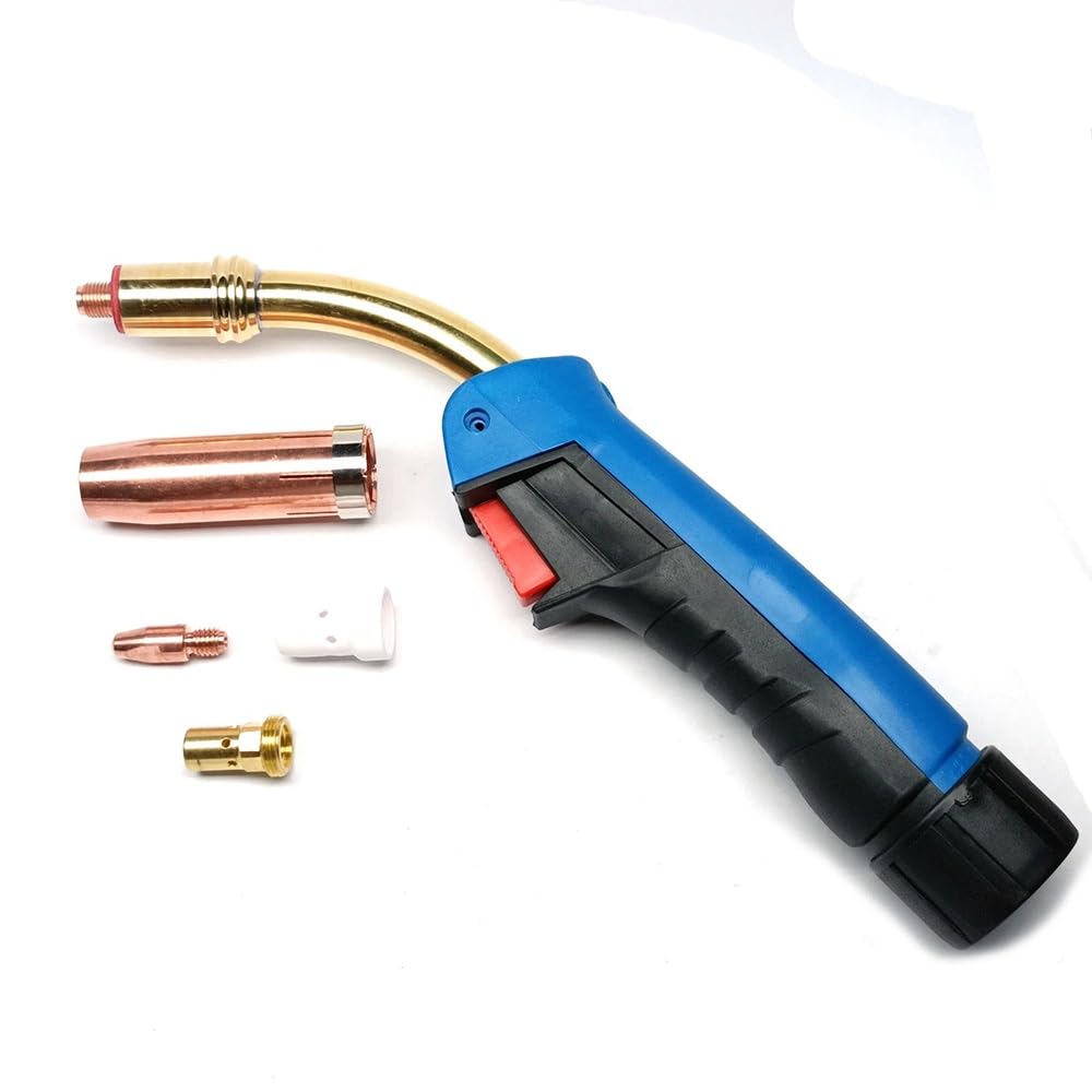 MB501D MB 501D MB501 501 Cabeza de cuello de cisne Mango Punta de boquilla Difusor de gas Pistola de soldadura MIG Soldador Antorcha refrigerada por agua