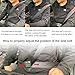 ILIVABLE Seatbelt Adjuster, Comfort Universal Auto Shoulder Neck Strap Positioner Clips, Vehicle Seat Belt Covers (2 Pack, Black)
