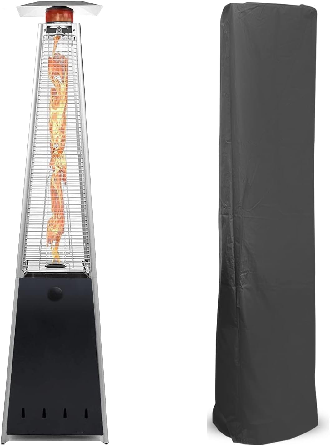 BUKO Outdoor Patio Gas Heater Garden, Camp, BBQ Parties Stainless