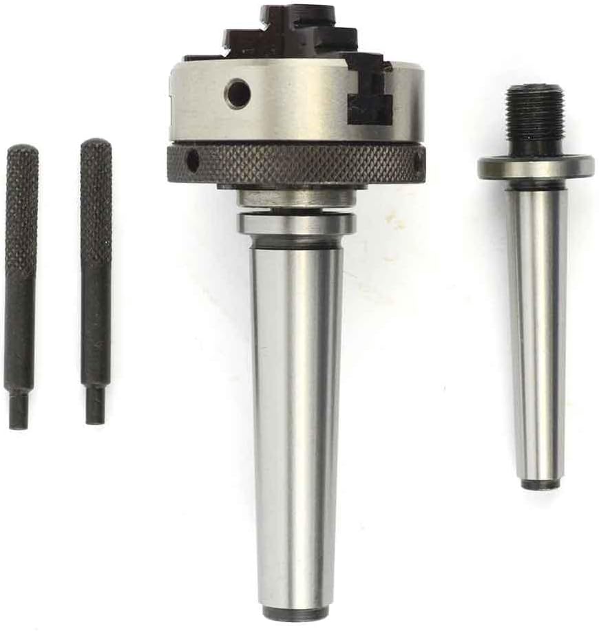 Superior Electric ALC5491 Mini Lathe Chuck 2 Inch diameter with MT-1 and MT-2 Shank