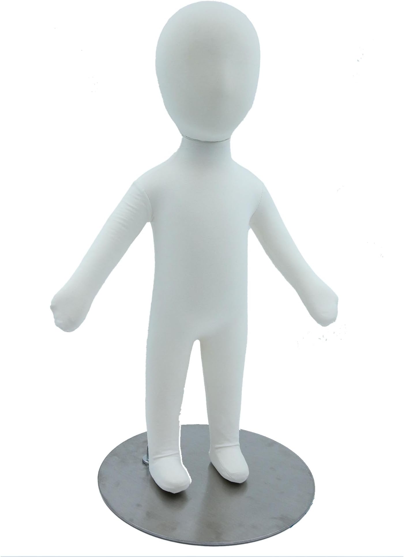 SSWBasics Baby Flexible Mannequin (3 Months) - 24" with Head, 18½" Without Head - Poseable Display with Sturdy Base Included