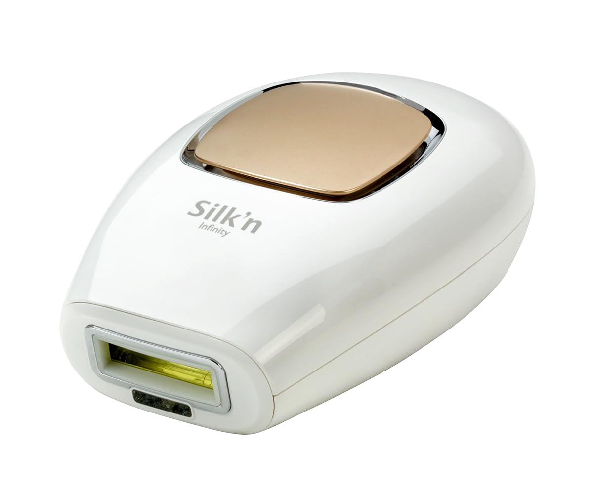 Silk'n Infinity Premium 500,000 light pulses – IPL -eHPL Technology 2-in-1 – Permanent Hair Removal – White