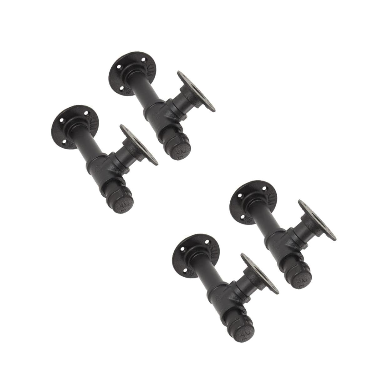 Supports rétro noir pour étagères flottantes pour sublimer vos souvenirs