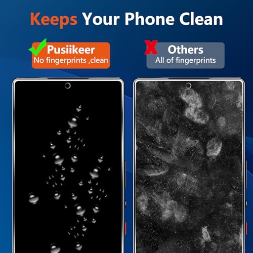 Image of (3 Pack) for ZTE Nubia Red Magic 10 Pro / 10 Pro+ /10 Air /10S Pro / 10S Pro+ Privacy Screen Protector,Anti-Spy Tempered Glass flim,9H Hardness,Anti-Scratch, Case Friendly, Bubble Free
