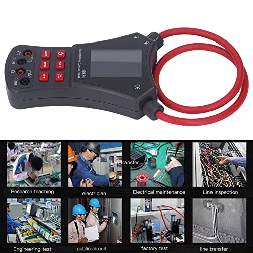 6920 Pinza Amperimétrica, Pinza AC, Medidor con Interfaz USB y Bobina Flexible, Multiherramienta Eléctrica para Espacios Estrechos miniatura 2