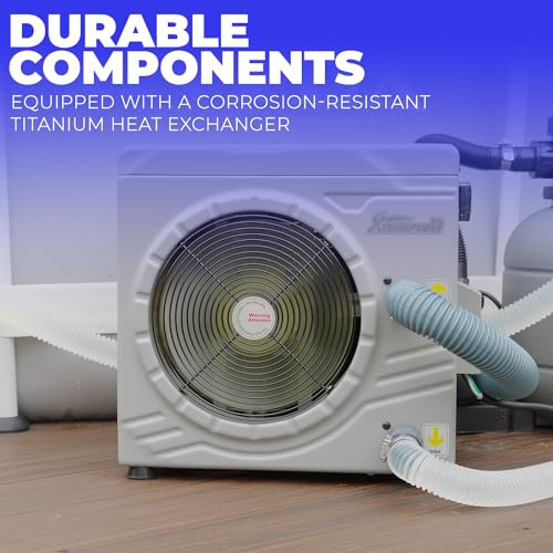 Xtremepowerus 75218 14,500Btu/Hr Swimming Pool Heat Pump Exchanger Swimming Pool Heater-For Above Ground Pools thumb #3
