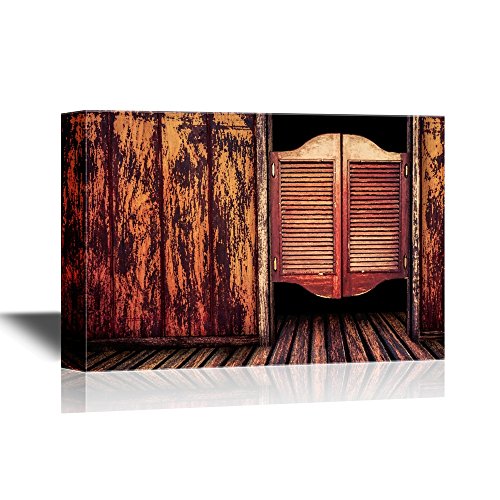 wall26 Retro Style Canvas Wall Art - Old Western Swinging