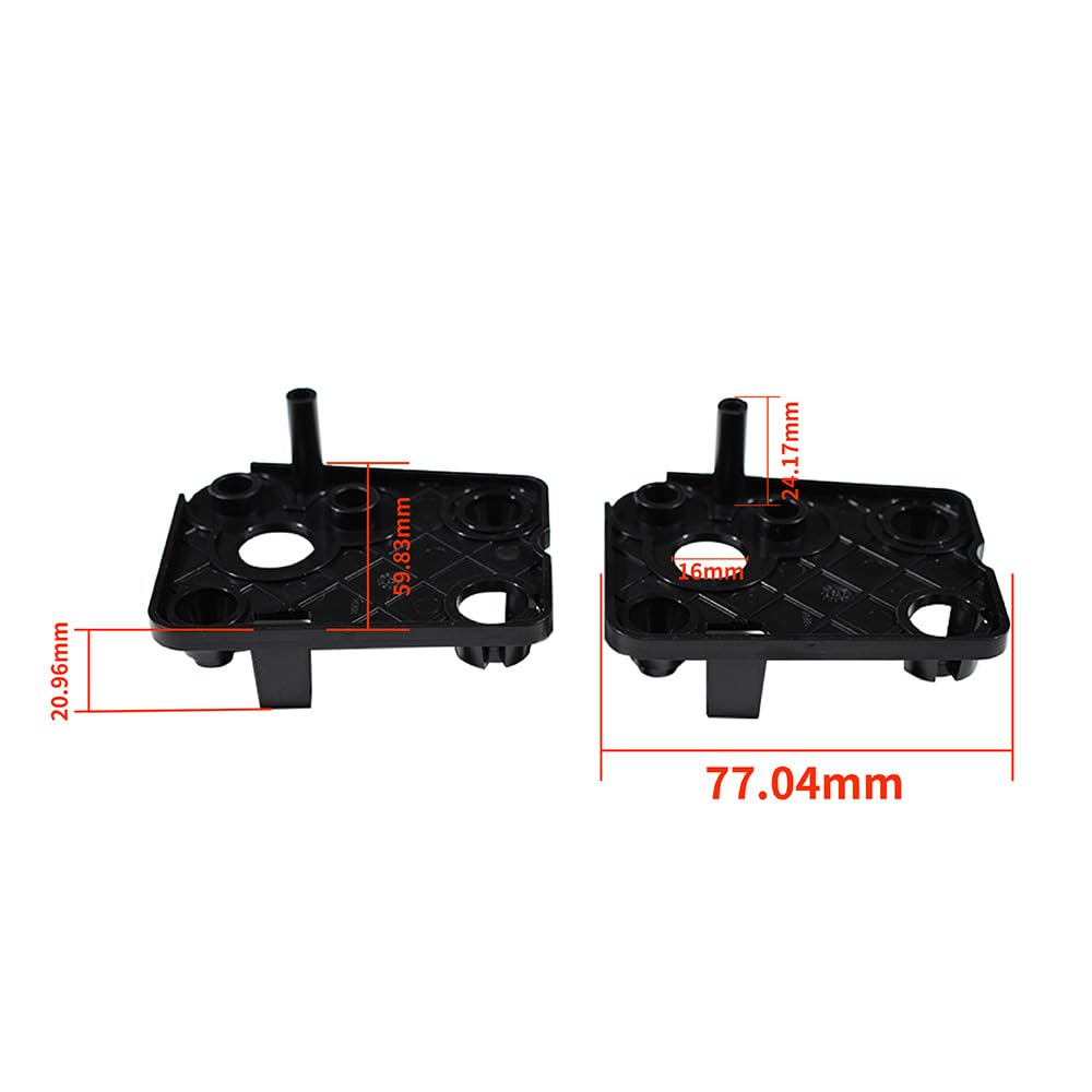 Kit riparazione serranda riscaldamento Kit riparazione ventilazione aria condizionata bizona in dotazione Compatibile con Citroën C4 Peugeot 307 16 070 440 80 6450XZ