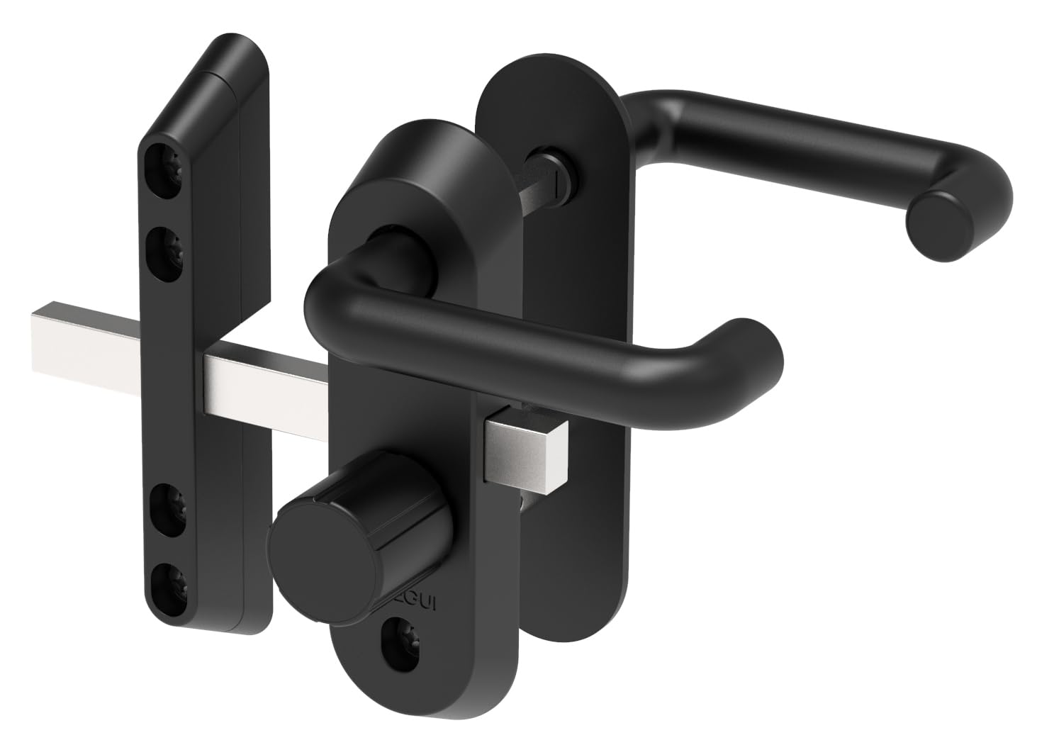 ARREGUI Duplex MMT7214 Sistema di Chiusura per Porte Cantina | Soluzione di Sicurezza Completa con Chiavistello Integrato e Cilindro | 5 Chiavi Incluse | per Porte da 72 mm