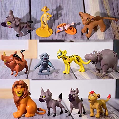 12-Pack Lion King Figurines, Lion King Action Figures, Lion King Toys, Animal Character Toys Mini Figure Toy Set #TOP2