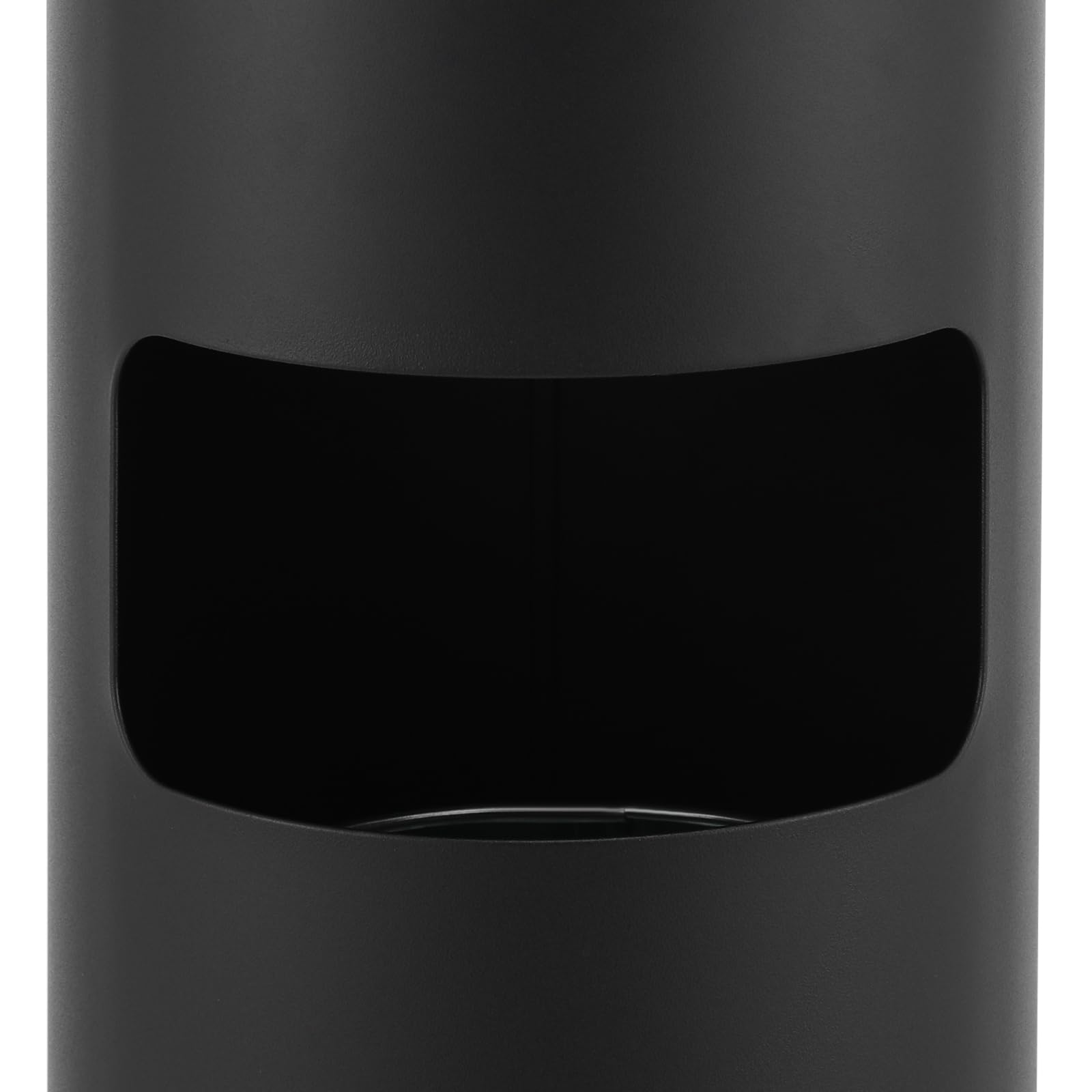 Cubo de basura de acero inoxidable de 15 l para interior/exterior, cenicero con rejilla de extinción, resistente a la intemperie, resistente a la corrosión, para restaurante, jardín, pub, club